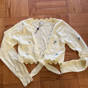 For Love & Lemons cropped sweater